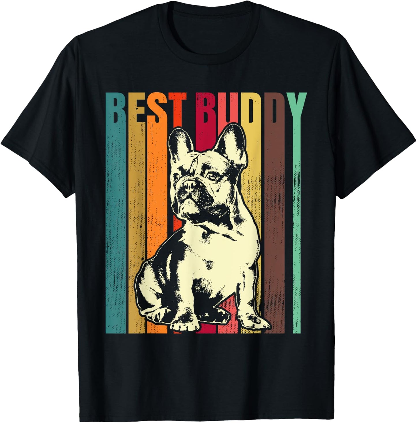 99 Gifts French Bulldog Frenchie Dog -Adults Black Small Short Sleeve T-Shirt - T-Shirt | Black