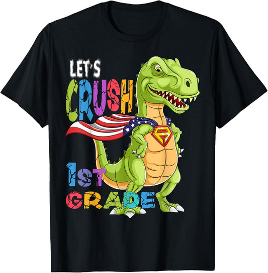 Ready To Crush First Grade Back to School Class of 2035 Boy T-Shirt - T-Shirt | Black