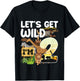 Kids 2 Year Old Zoo Birthday Safari Jungle Animal 2nd B-Day T-Shirt - T-Shirt | Black