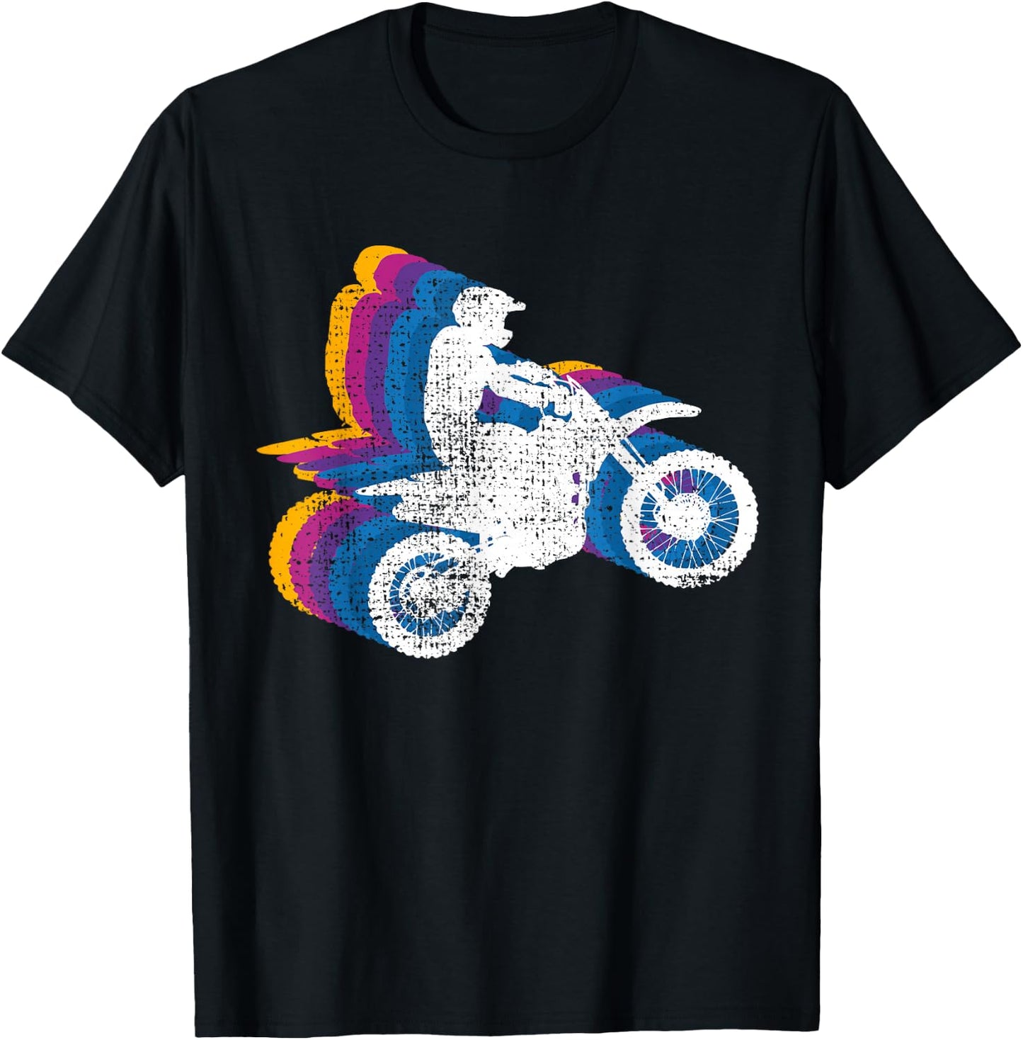 Motocross Motorcross Dirt Bike Gift T-Shirt - T-Shirt | Black