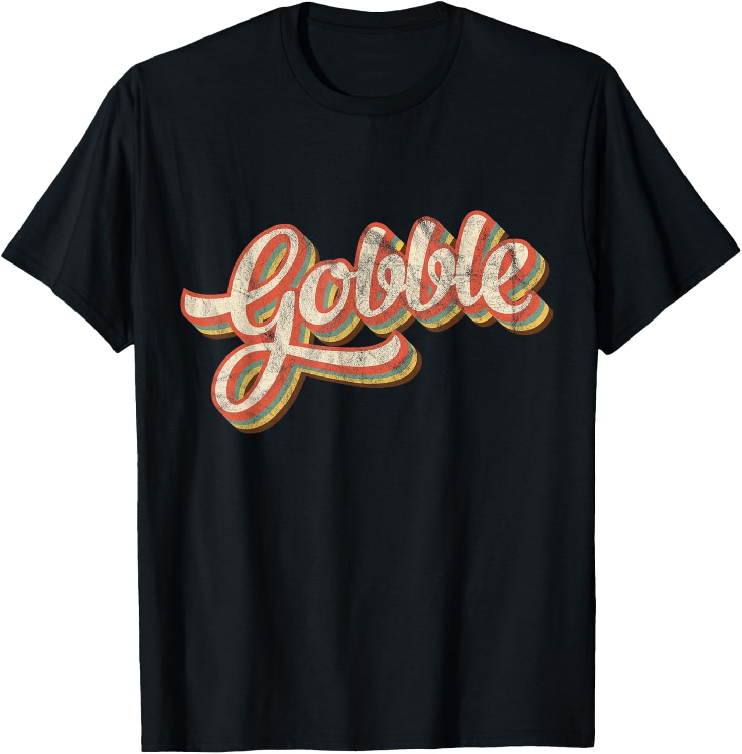 Vintage Thanksgiving Gift Turkey Leg Day Costume Piligrim T-Shirt - T-Shirt | Black