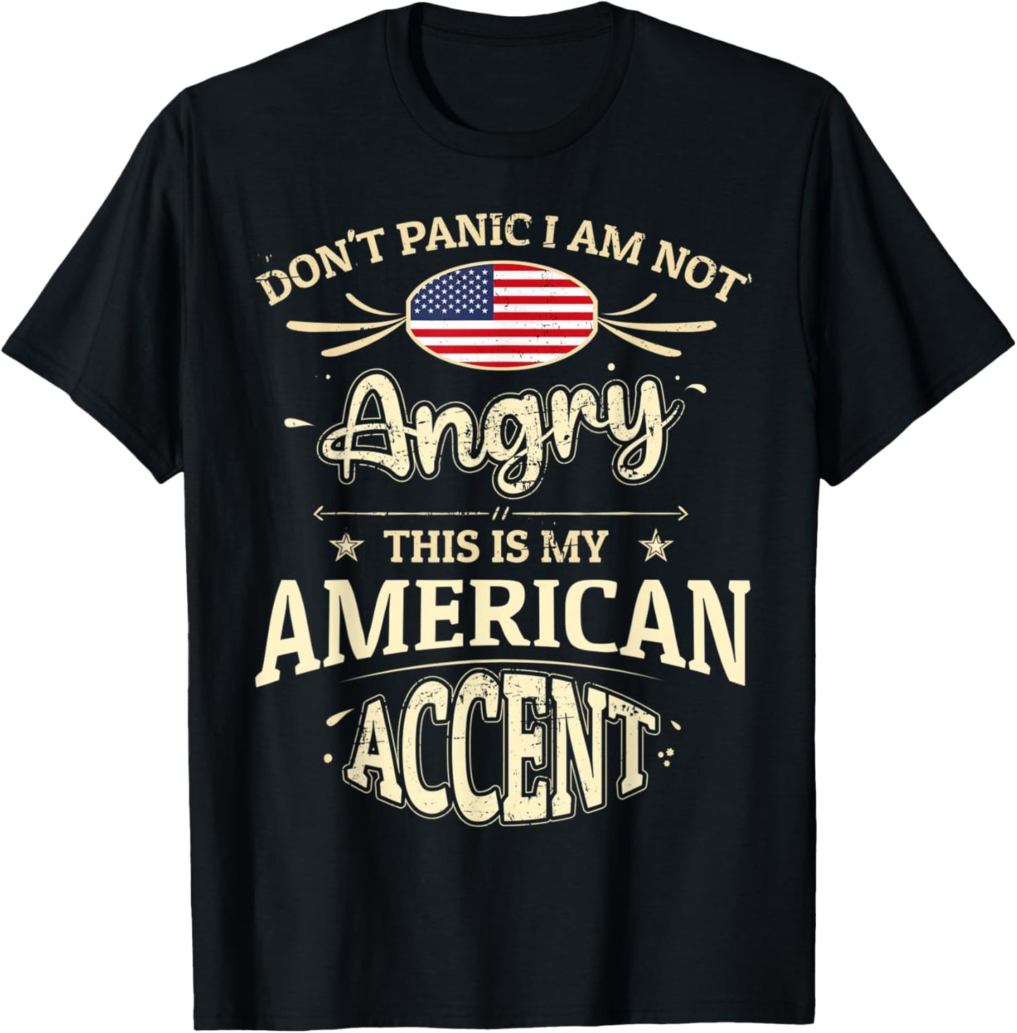 America Flag Souvenirs for Americans Men & Women T-Shirt - T-Shirt | Black