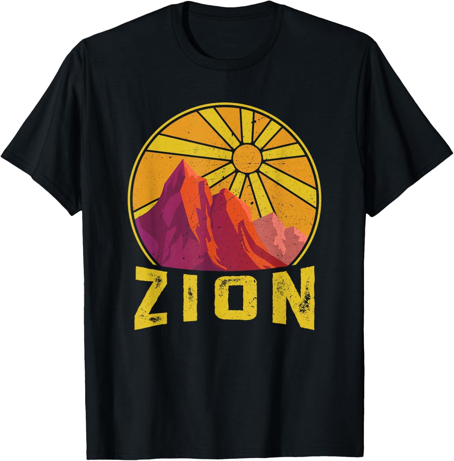 Zion National Park Nature Lover Hiking Fan T-Shirt - T-Shirt | Black