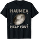 Haumea Help You? - Dwarf Planet Space Astronomy T-Shirt - T-Shirt | Black
