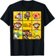 Super Mario Maker 2 Character Logo Box Grid Panel T-Shirt - T-Shirt | Black