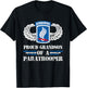 Proud Grandson Of 173rd Airborne Brigade Veteran Paratrooper T-Shirt - T-Shirt | Black