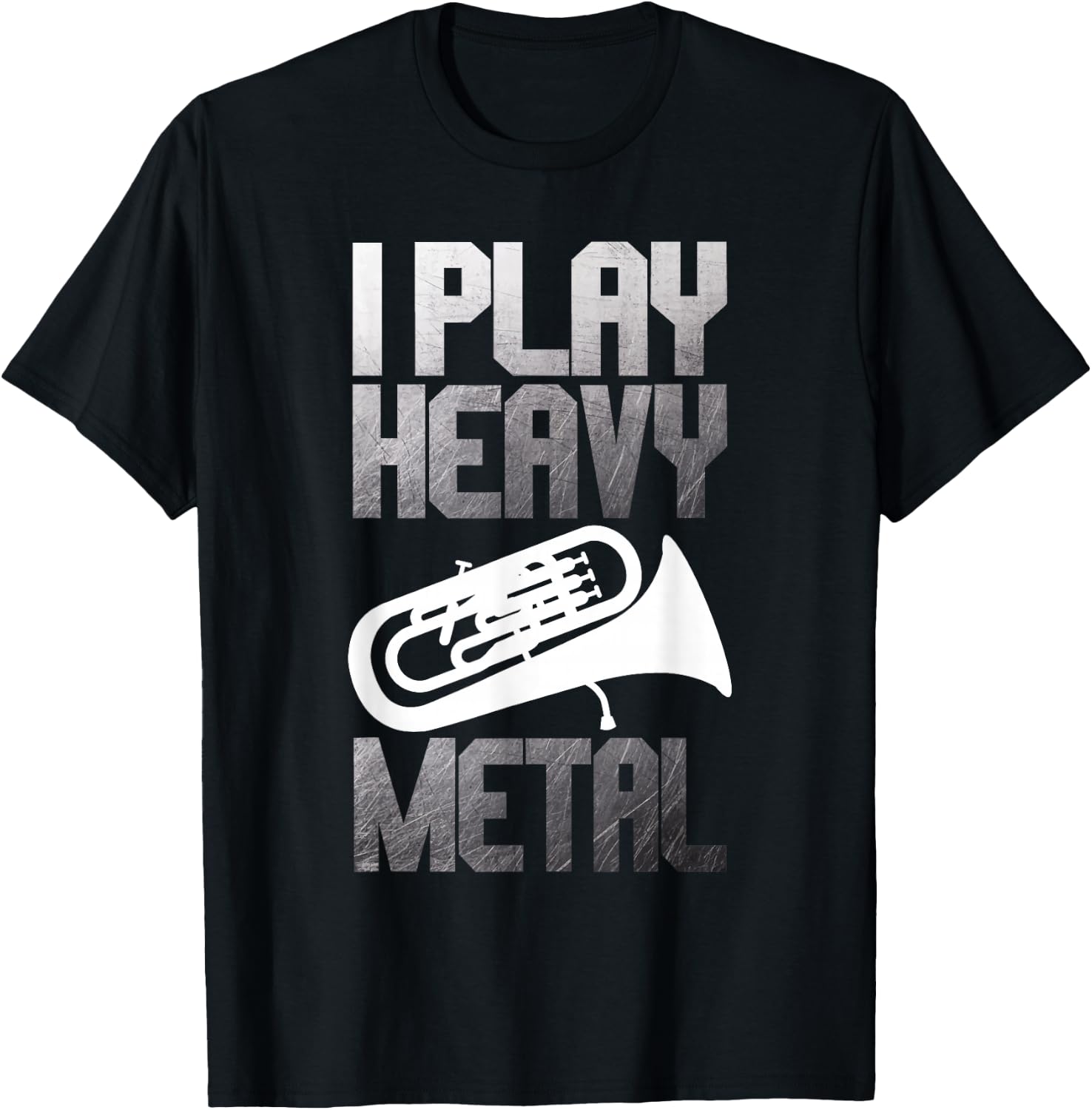 I Play Heavy Metal - Euphonium Euphoniumist Marching Band T-Shirt - T-Shirt | Black