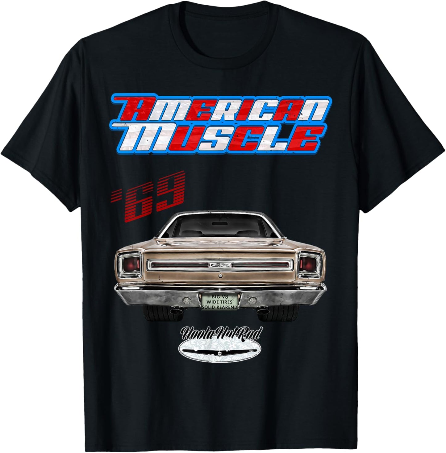 1969,GTX,Belvedere,Satellite,Hot Rod,Muscle Car,Drag Racing T-Shirt - T-Shirt | Black