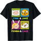 CN Adventure Time Finn & Jake Fionna & Cake Box Up T-Shirt - T-Shirt | Black