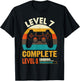 Level 7 Complete Vintage 7th Wedding Anniversary T-Shirt - T-Shirt | Black