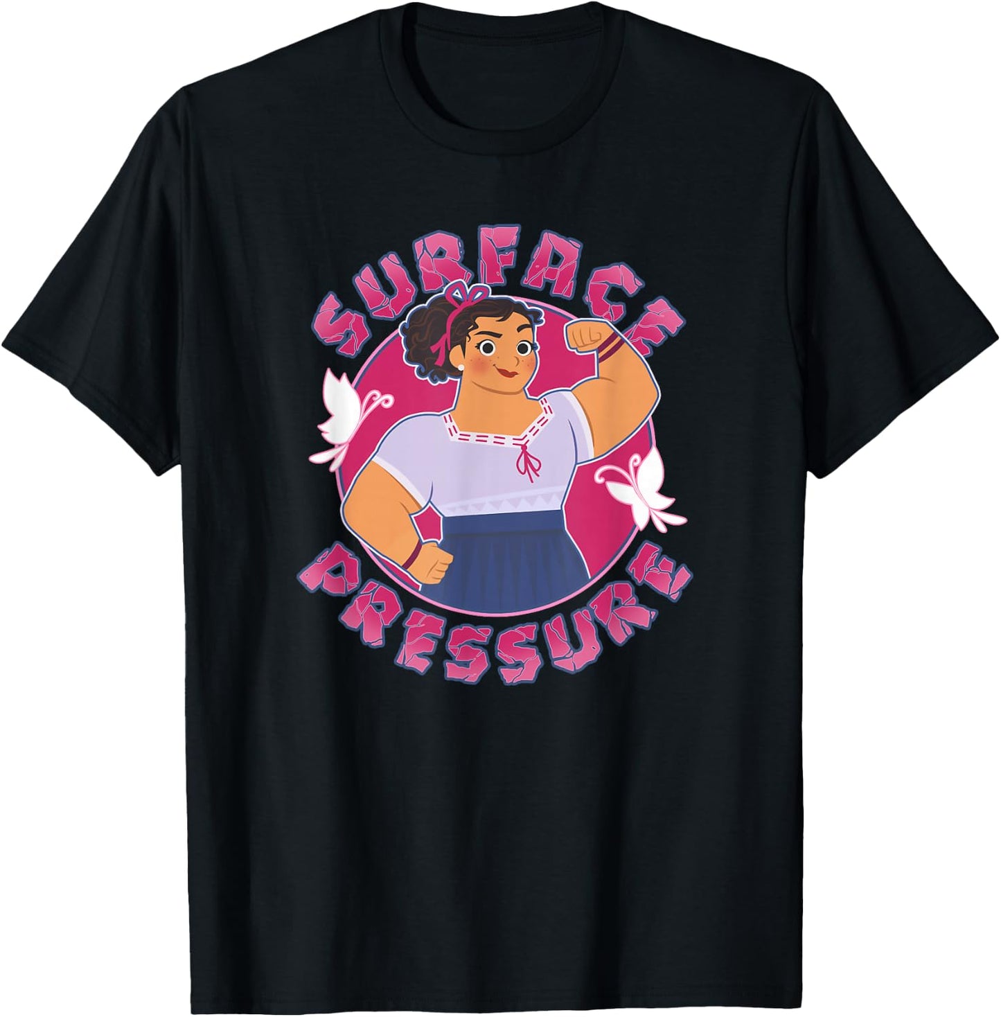 Disney Encanto Luisa Surface Pressure Strong Portrait T-Shirt - T-Shirt | Black