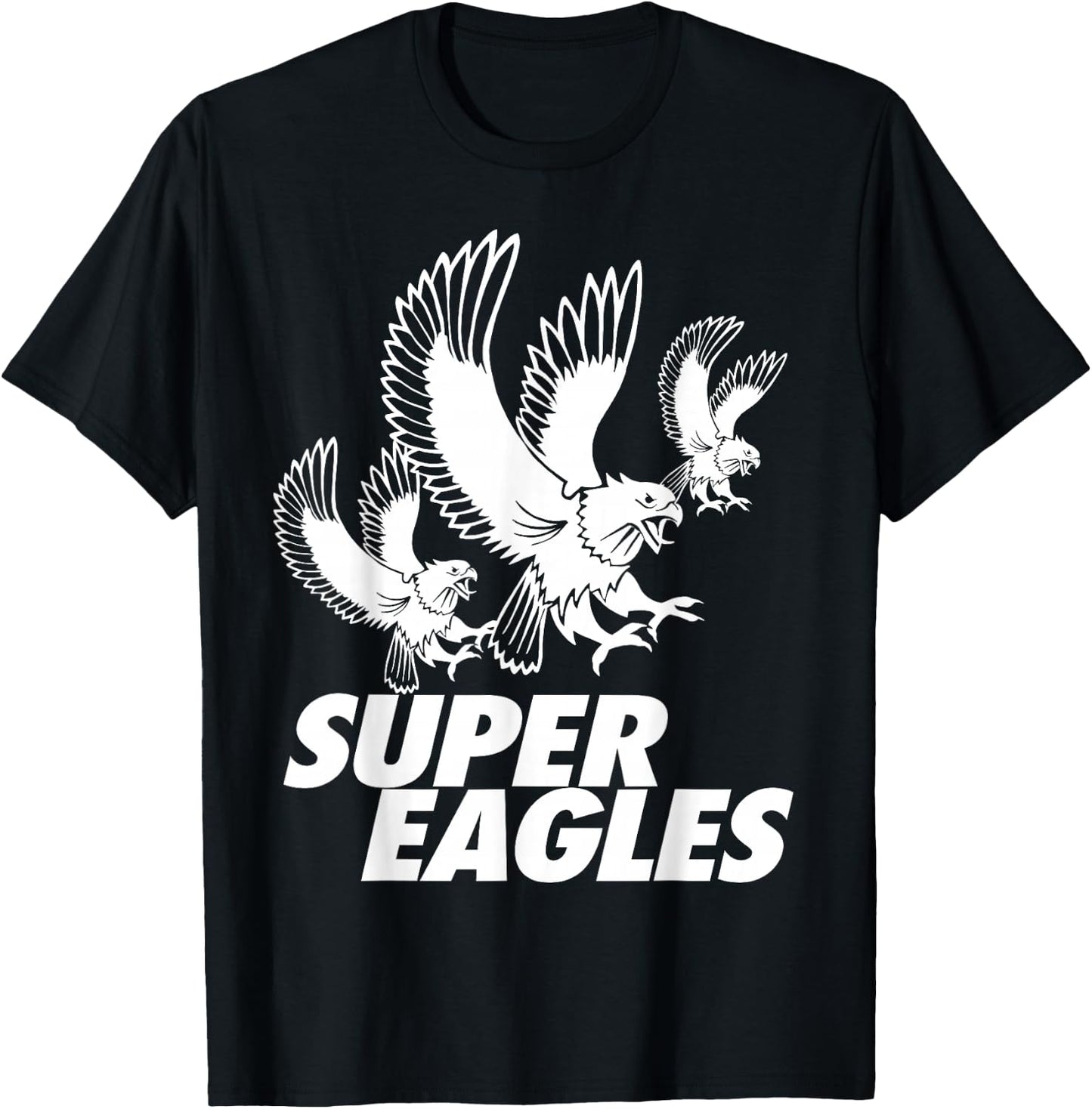 Nigeria Super Eagles Shirt Soccer Cup Football shirt T-Shirt - T-Shirt | Black