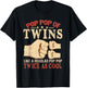 Pop Pop Of Twins Like a Normal Pop-Pop, Only Twice As Cool T-Shirt - T-Shirt | Black