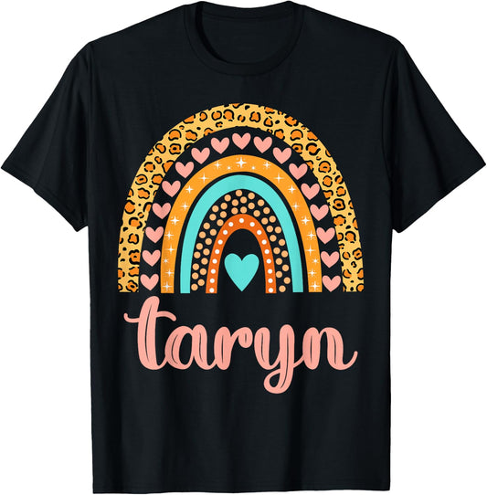 Taryn Taryn Name Birthday Shirt Gift T-Shirt - T-Shirt | Black