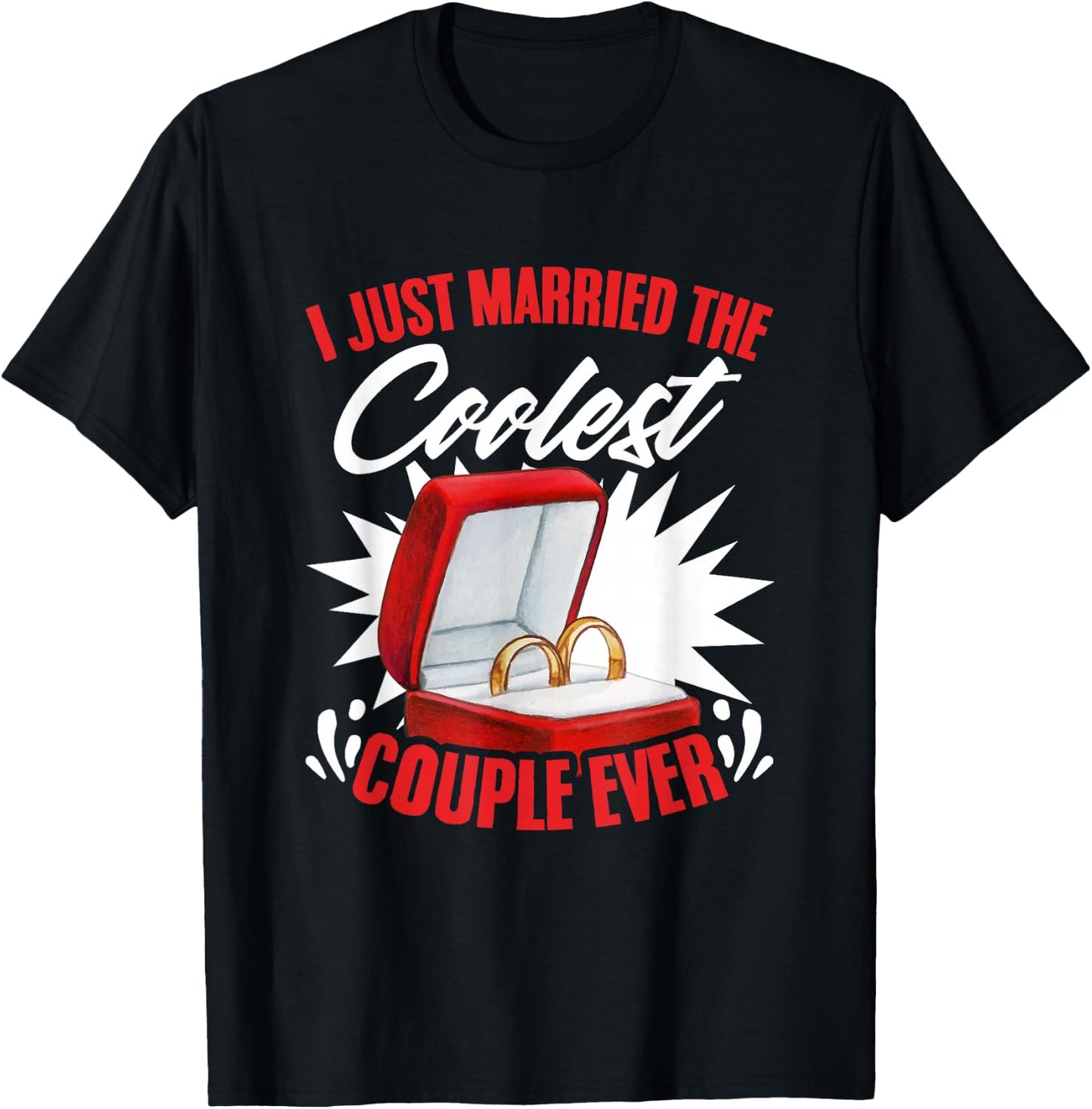 Married Couple Wedding Officiant Marriage Ordained Minister T-Shirt - T-Shirt | Black