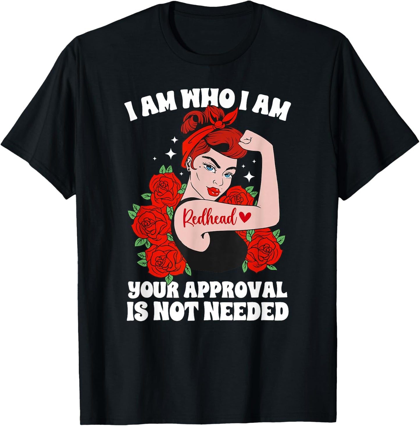 Redhead Proud Red Haired Ginger Red Hair T-Shirt - T-Shirt | Black