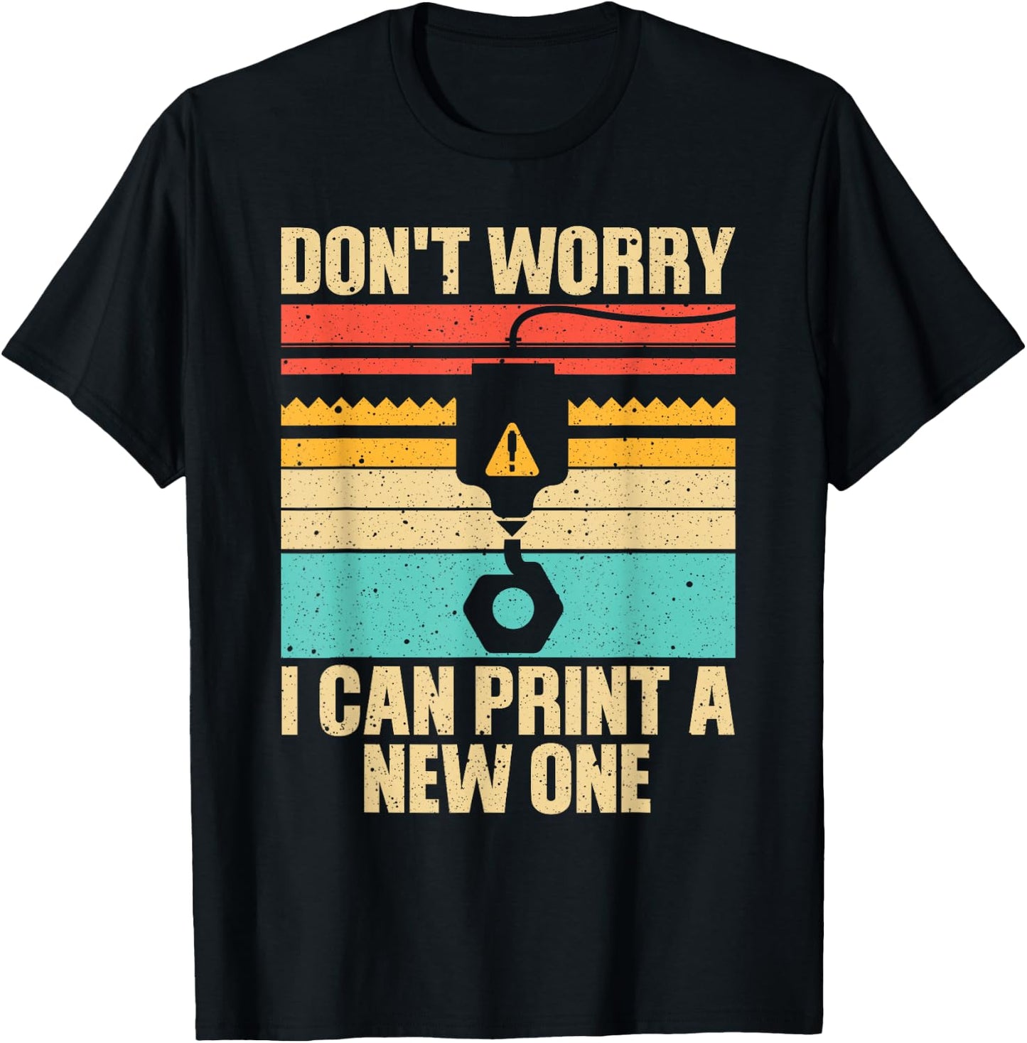 Cool 3D Printing Women Printing Machine 3D Printer T-Shirt - T-Shirt | Black