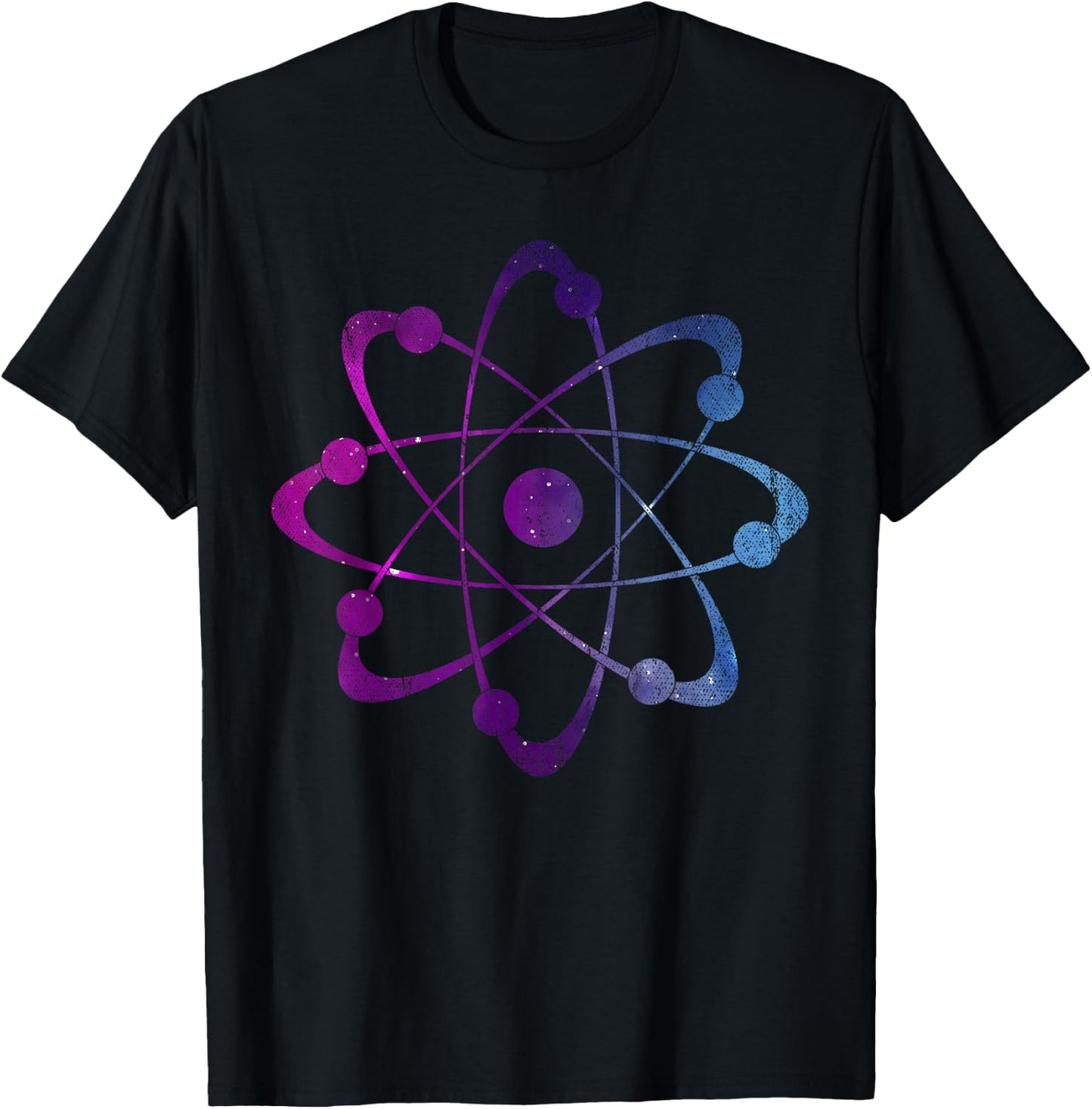 Atom Physicist Scientist Nerd Gift Physics T-Shirt - T-Shirt | Black