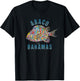 Abaco Bahamas Beach Design / Souvenir Illustration T-Shirt - T-Shirt | Black