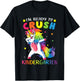I'm ready to crush Kindergarten Shirt Funny Dabbing Unicorn T-Shirt - T-Shirt | Black