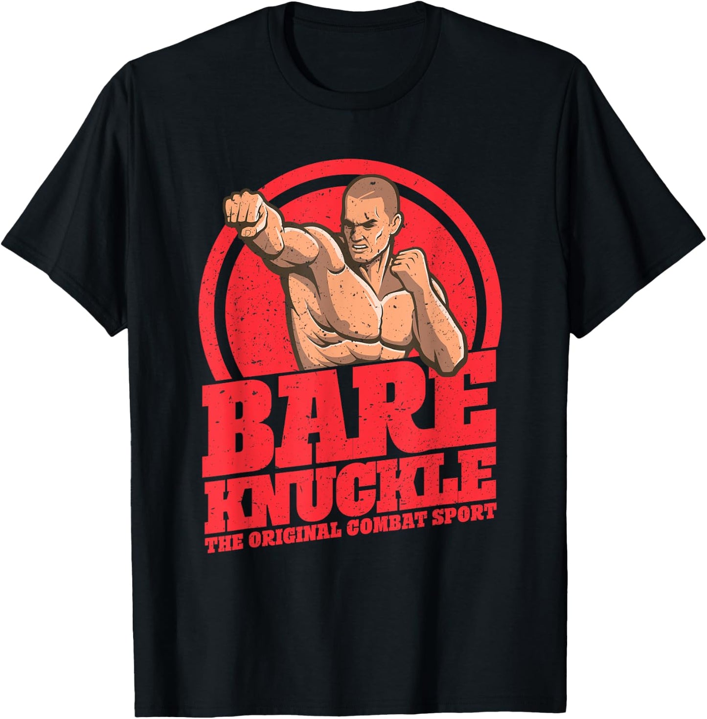 Bare-Knuckle Boxing - The Original Combat Sport T-Shirt - T-Shirt | Black