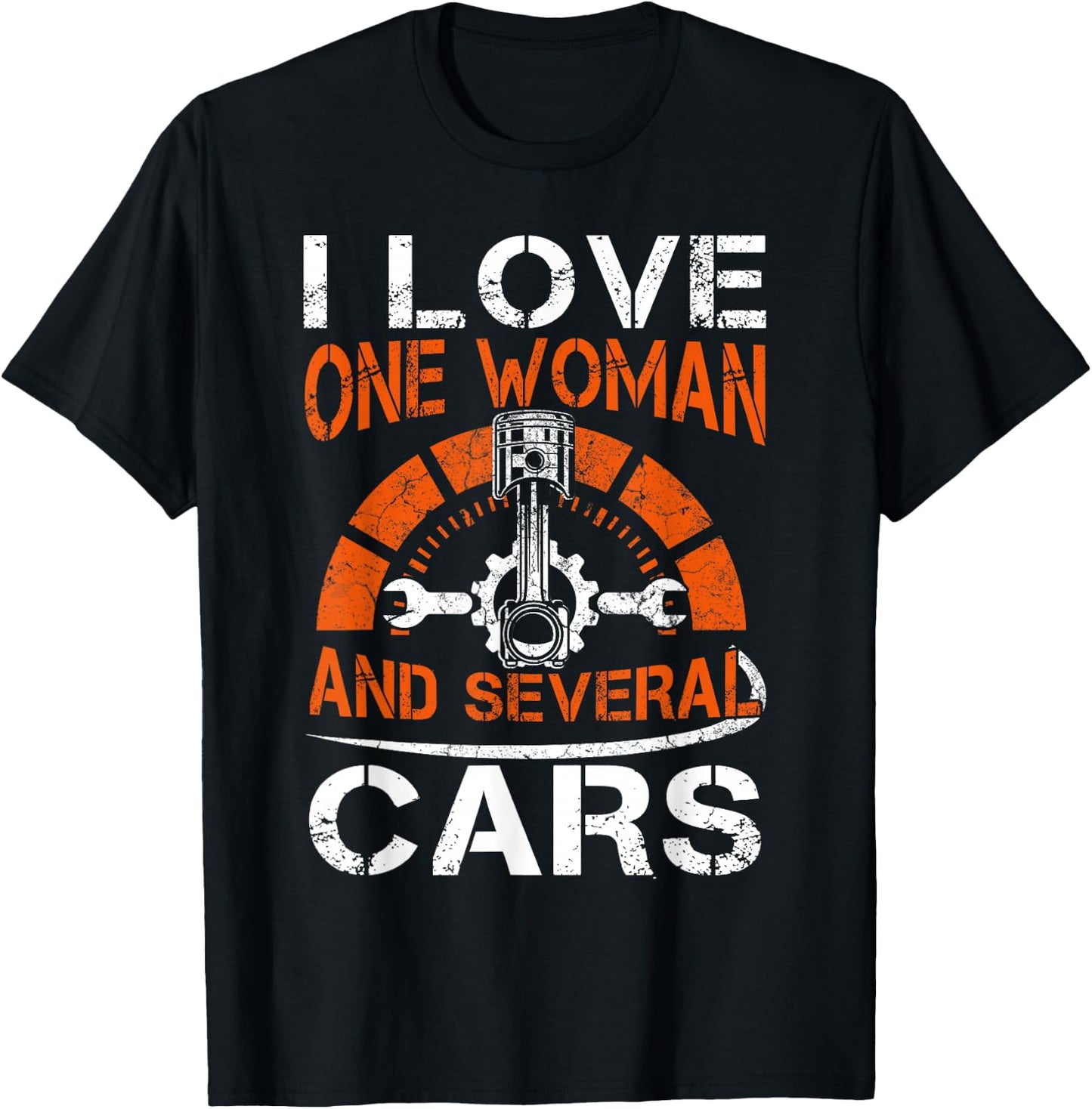 I Love One Woman And Multiple Cars T-Shirt - T-Shirt | Black