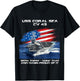 USS Coral Sea CV 43 Aircraft Carrier Veteran USA Flag Xmas T-Shirt - T-Shirt | Black