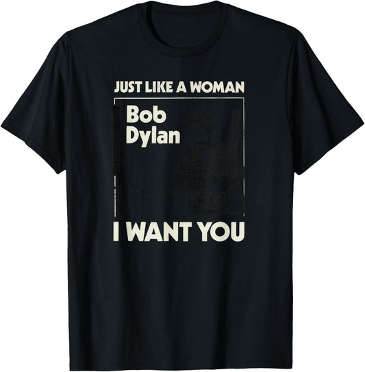 Bob Dylan - Just Like A Woman T-Shirt - T-Shirt | Black