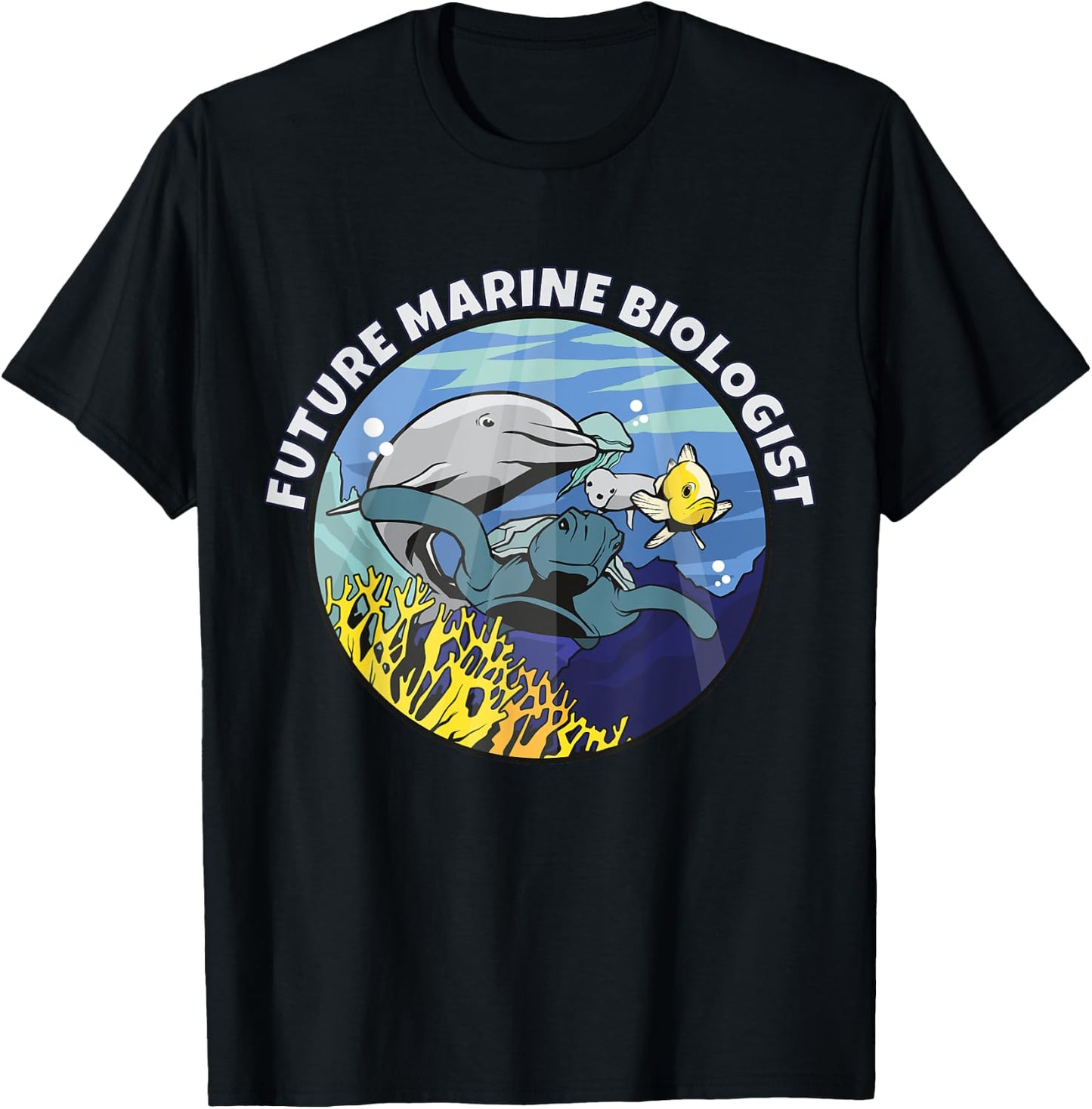 Future Marine Biologist T-Shirt - T-Shirt | Black