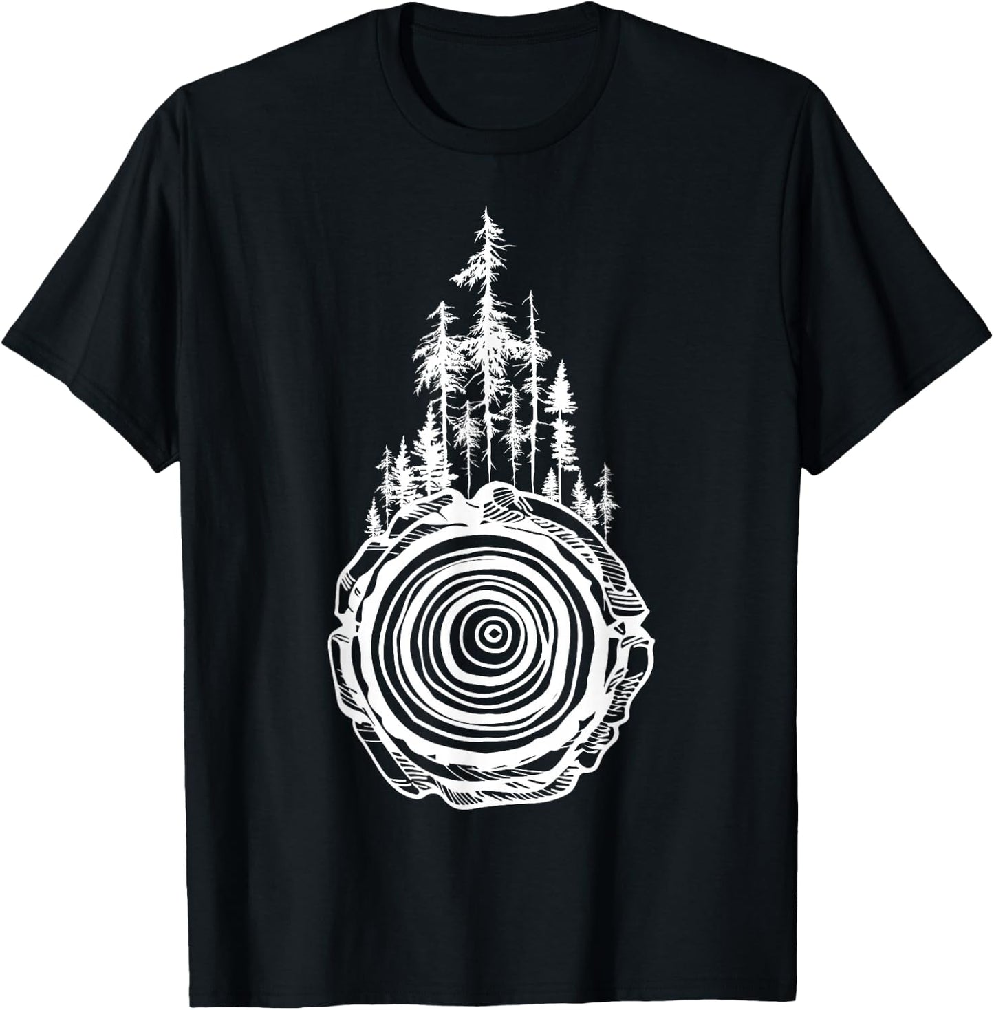 Cool Arborist Tree Surgeon Apparel -Adults Black T-Shirt - T-Shirt | Black