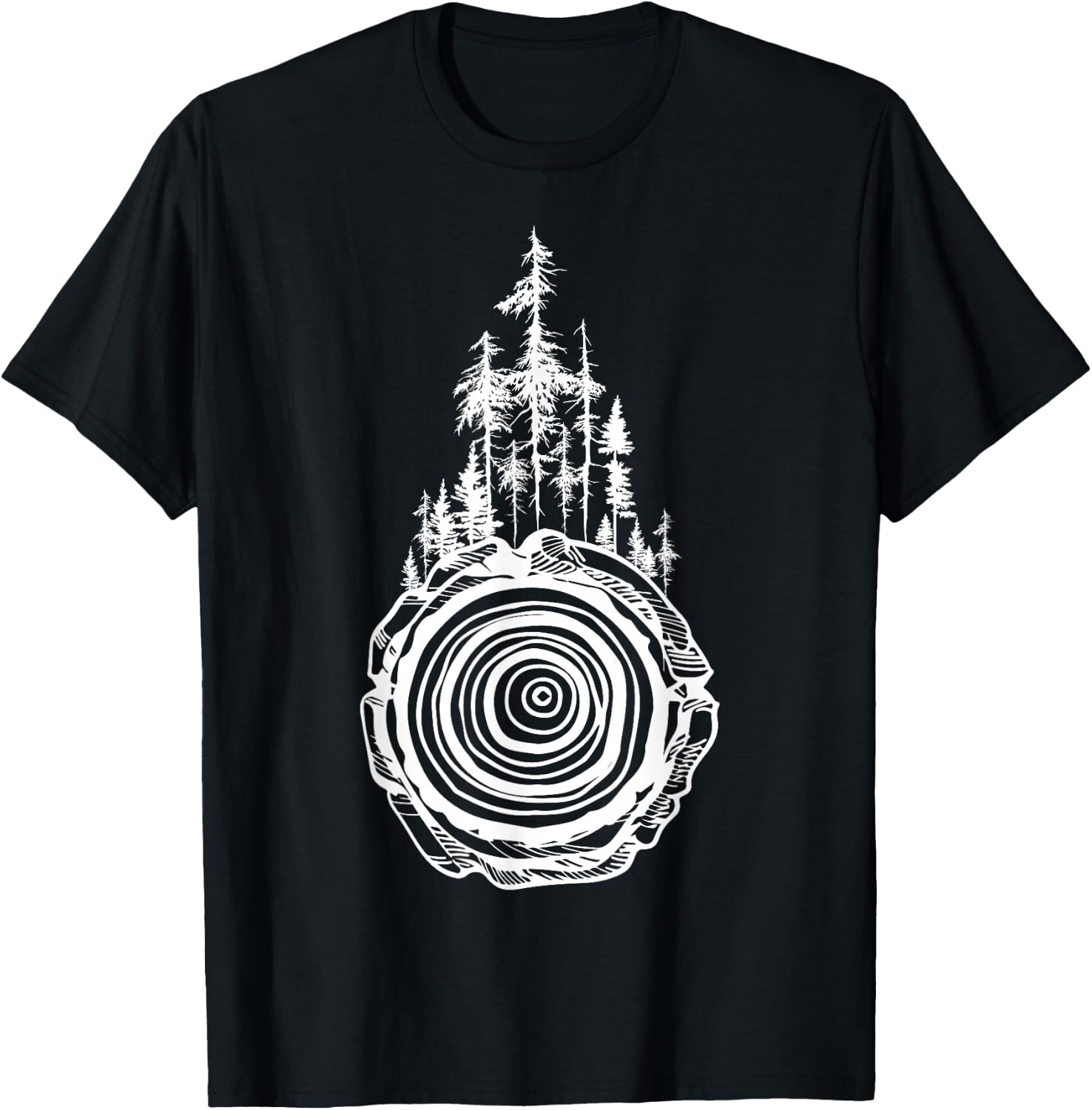 Cool Arborist Tree Surgeon Apparel -Adults Black T-Shirt - T-Shirt | Black