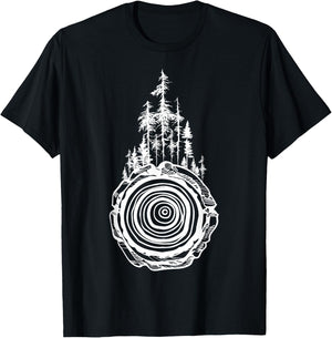 Cool Arborist Tree Surgeon Apparel -Adults Black T-Shirt - T-Shirt | Black