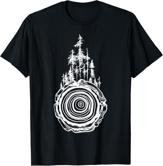 Cool Arborist Tree Surgeon Apparel -Adults Black T-Shirt - T-Shirt | Black