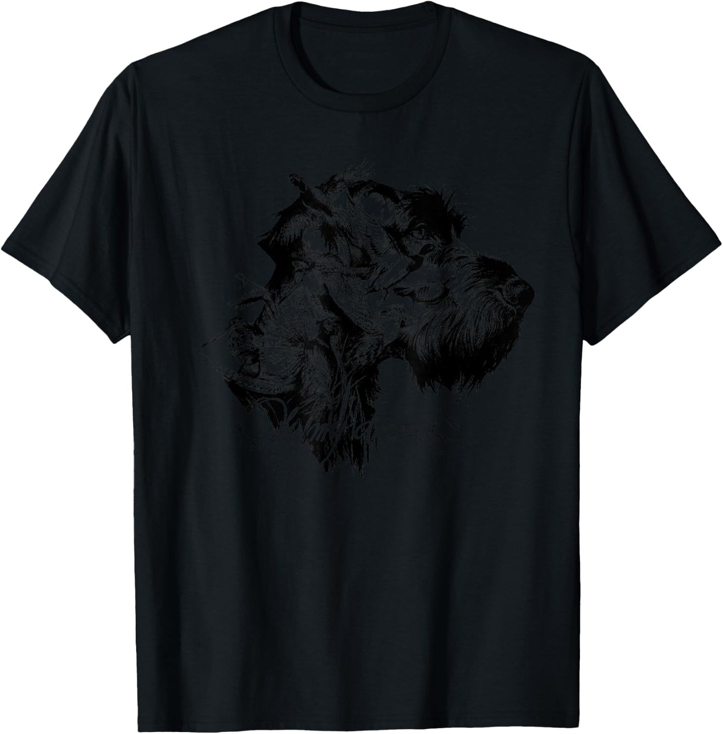 German Wire Hair T-Shirt - T-Shirt | Black