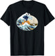 The Great Cookie Eating Wave Off Kanagawa - Googly Eyes Art T-Shirt - T-Shirt | Black