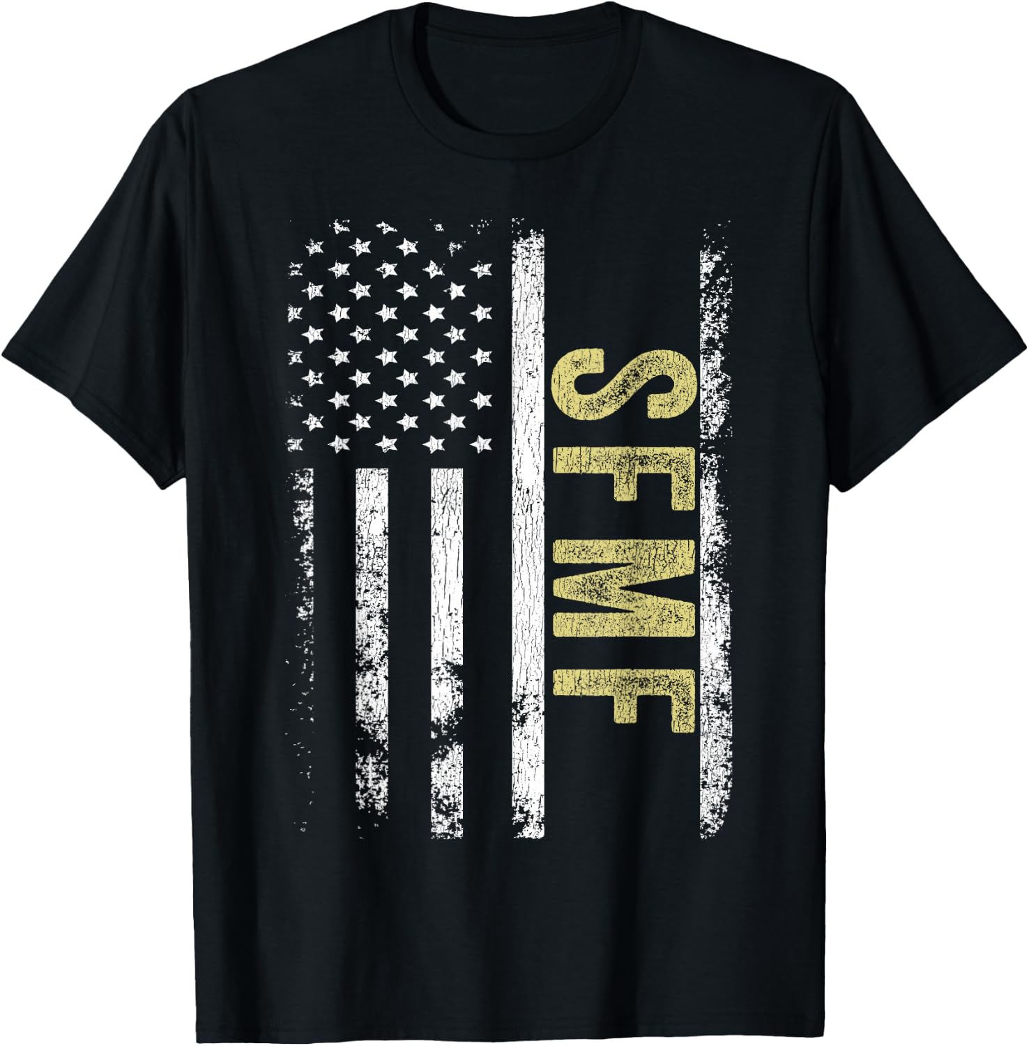 SFMF Funny Military Slang Military Pride American Soldier T-Shirt - T-Shirt | Black