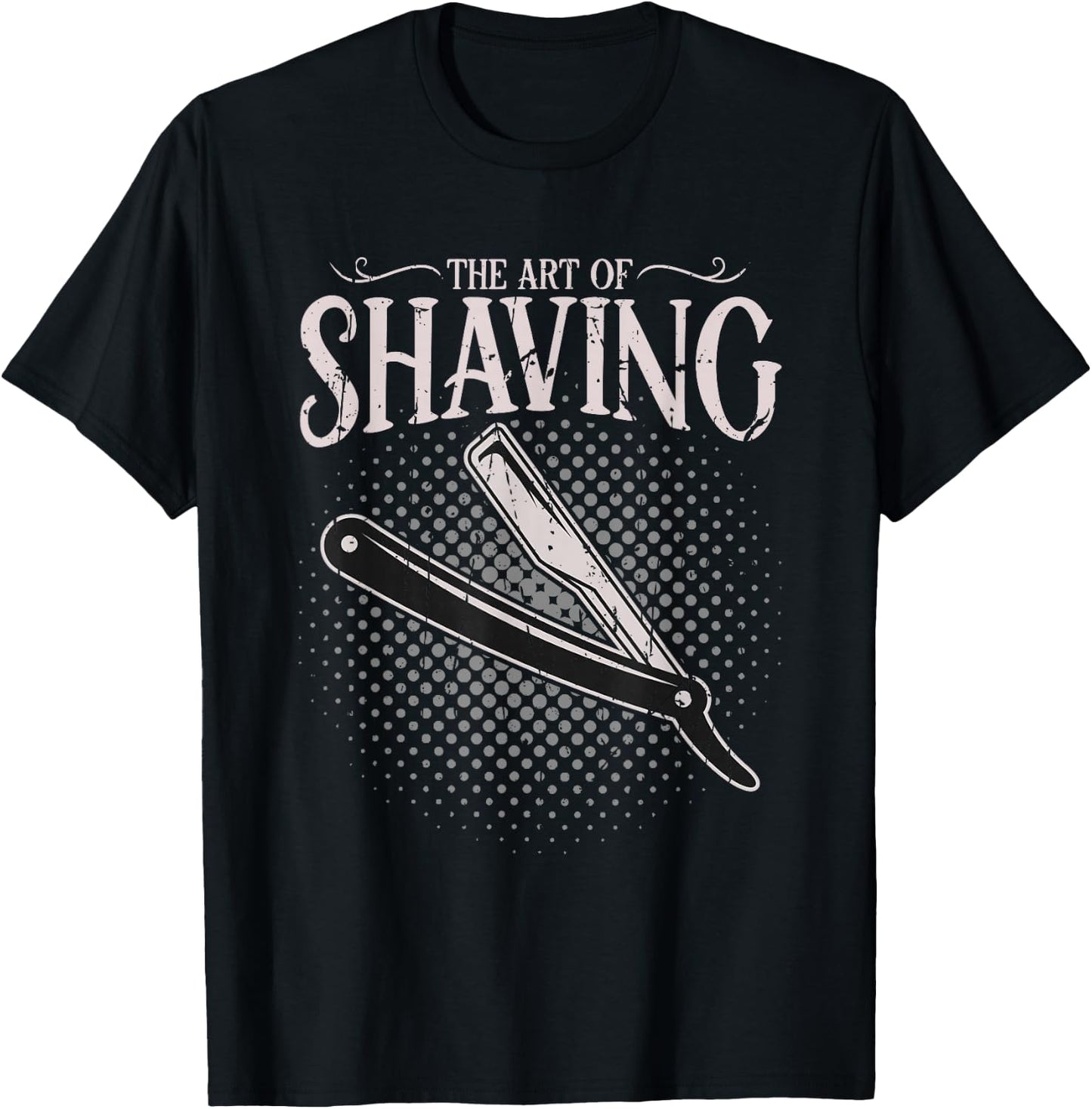 The art of shaving - Barber T-Shirt - T-Shirt | Black