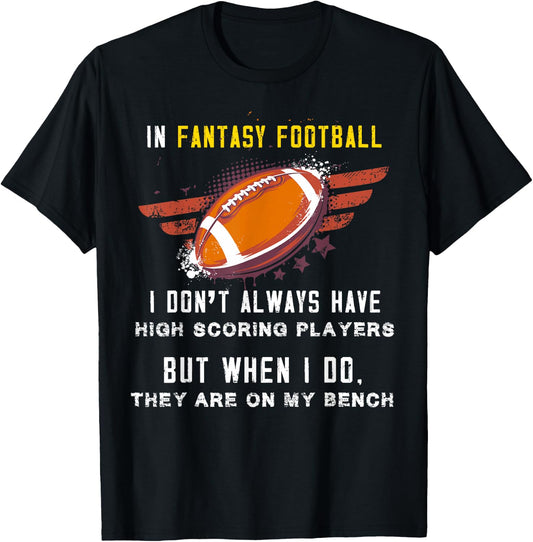 Fantasy football funny shirt - fantasy football losers gift T-Shirt - T-Shirt | Black