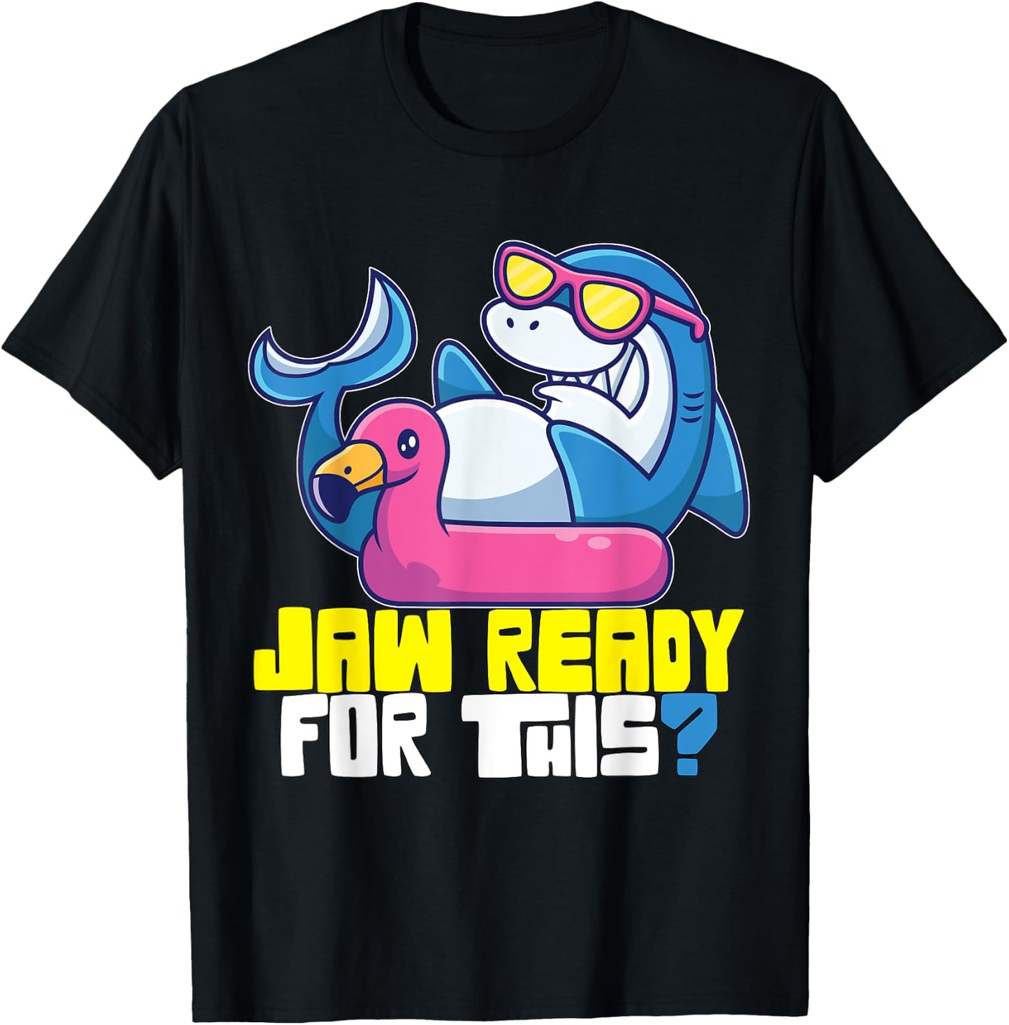Jaw ready for this? Summer Vacation Ocean Surfing Women T-Shirt - T-Shirt | Black