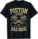 Mechanics Piston Rods Dad Bods Car Mechanics Auto Mechanics T-Shirt - T-Shirt | Black