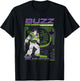 Disney Pixar Lightyear Buzz Star Command Schematics Shot V2 T-Shirt - T-Shirt | Black