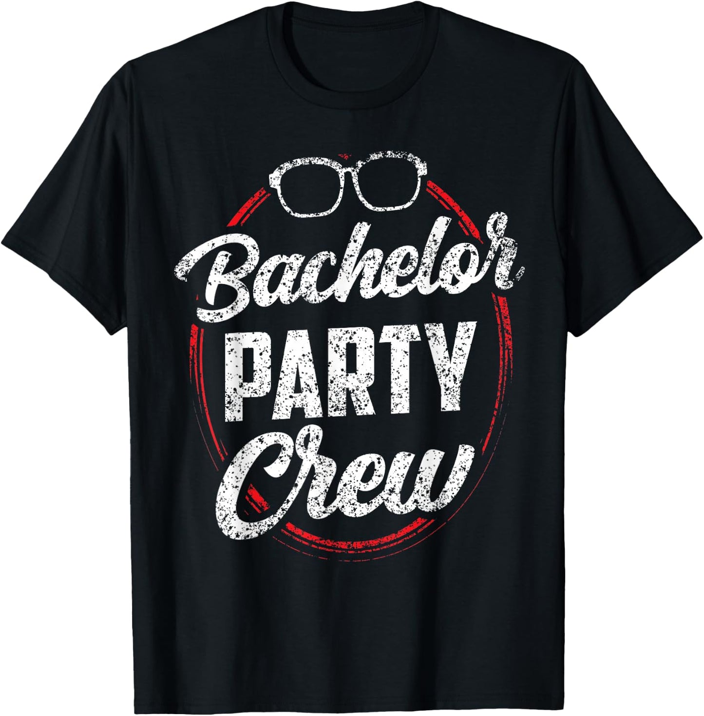 Bachelor Party Crew Team Bride Groom T-Shirt - T-Shirt | Black