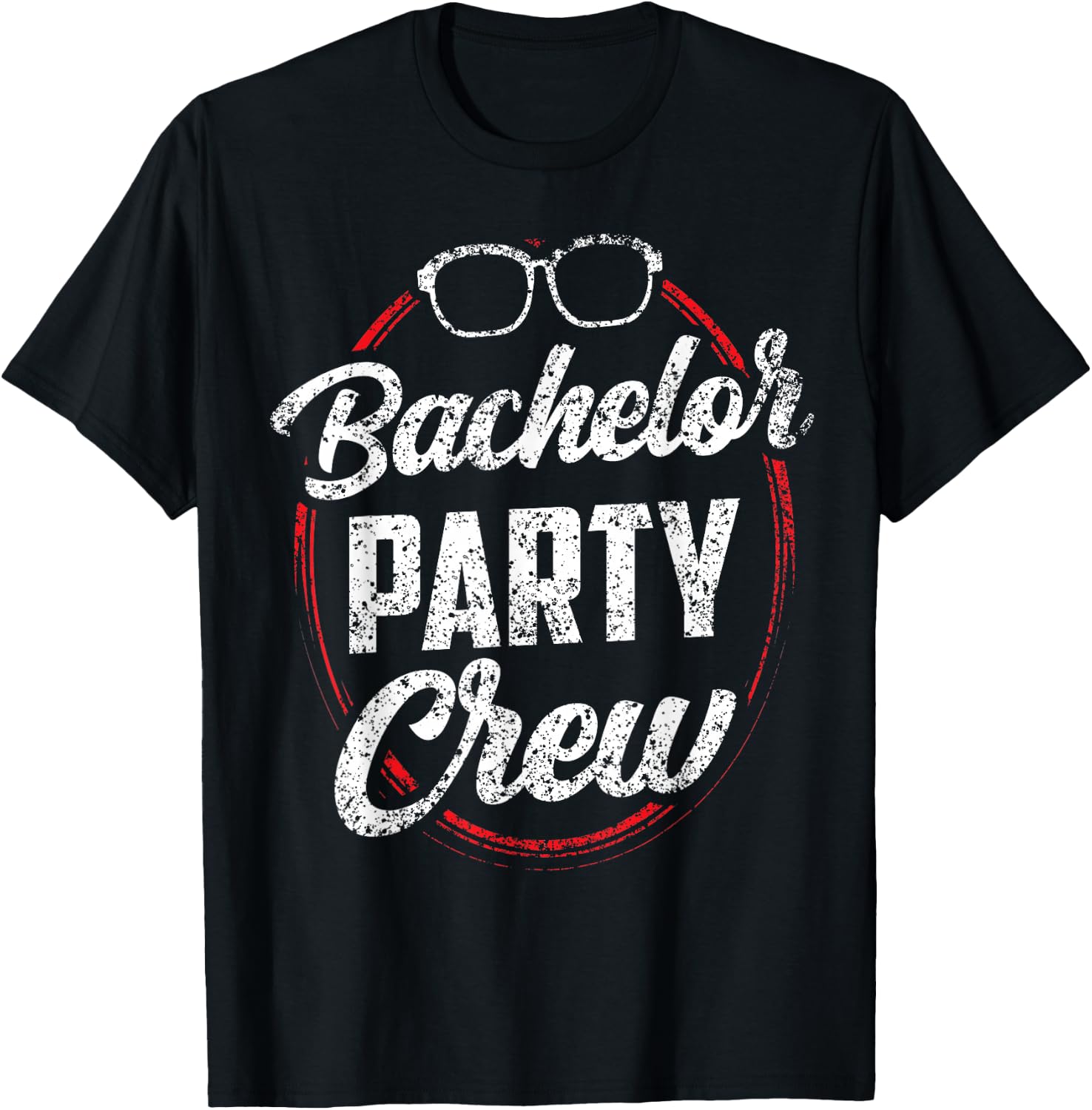 Bachelor Party Crew Team Bride Groom T-Shirt - T-Shirt | Black