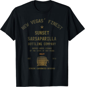 Sunset Sarsaparilla T-Shirt - T-Shirt | Black