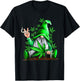 Funny Gnome Pot Leaf 420 Marijuana Weed Cannabis Smoking T-Shirt - T-Shirt | Black