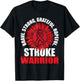 Stroke Warrior - Stroke Survivor Red Awareness Ribbon T-Shirt - T-Shirt | Black
