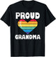 LGBTQ Proud Grandma Gay Pride LGBT Rainbow Mother's Day T-Shirt - T-Shirt | Black