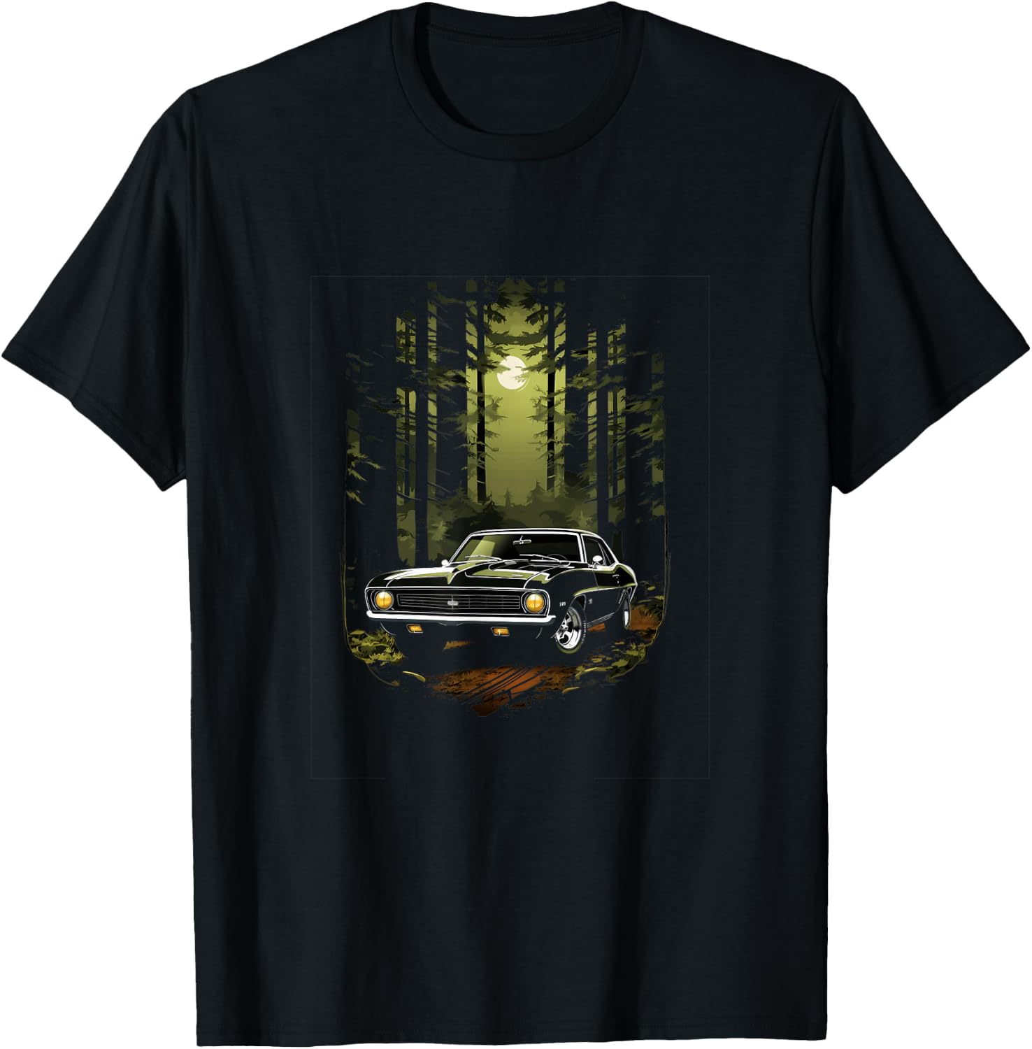 Muscle Car Classic Car Racing Mechanic T-Shirt - T-Shirt | Black