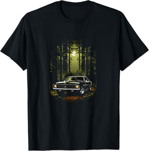 Muscle Car Classic Car Racing Mechanic T-Shirt - T-Shirt | Black