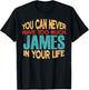 Funny James Personalized First Name Joke Item T-Shirt - T-Shirt | Black